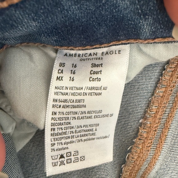 NEW American Eagle Outfitters Blue Skinny Jeans - Picture 4 of 4